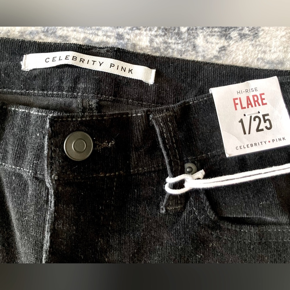Pink's Hi-Rise flare super stretch jeans size 1 - Picture 4 of 7